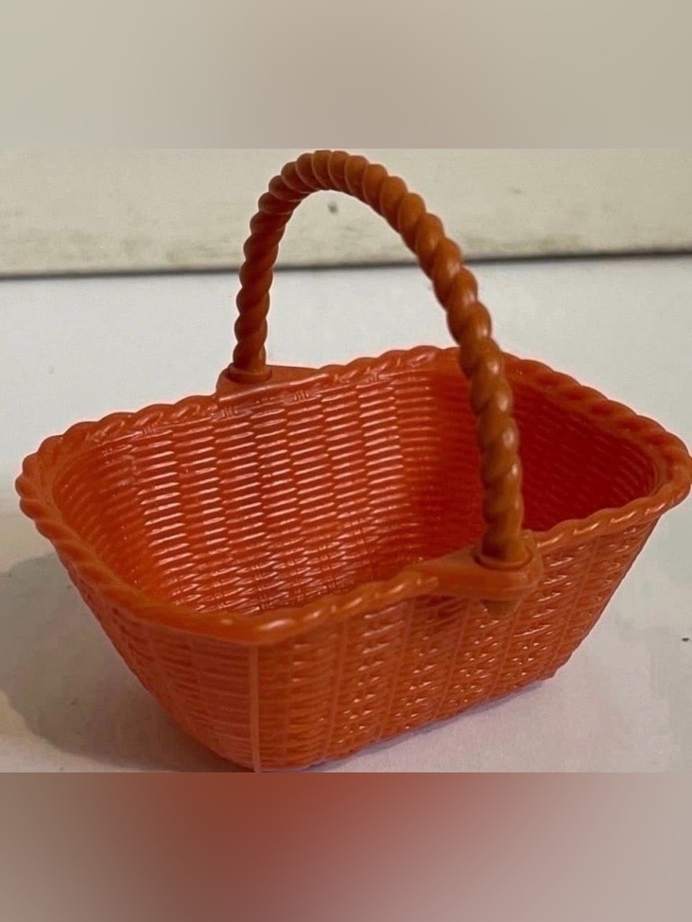 2019 Barbie Horse Riding Doll Large Brown Picnic Basket Diorama Cake topper